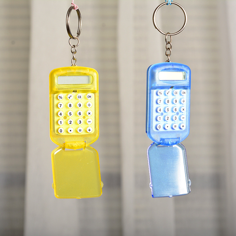 Factory direct new mini computer creative pocket flip calculator with God carry math machine