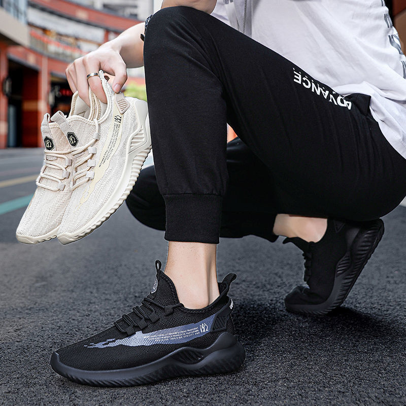 Spring, summer and autumn New Youth Men's trendy sneaker casual running cloth shoes men's shoes trendy cloth shoes