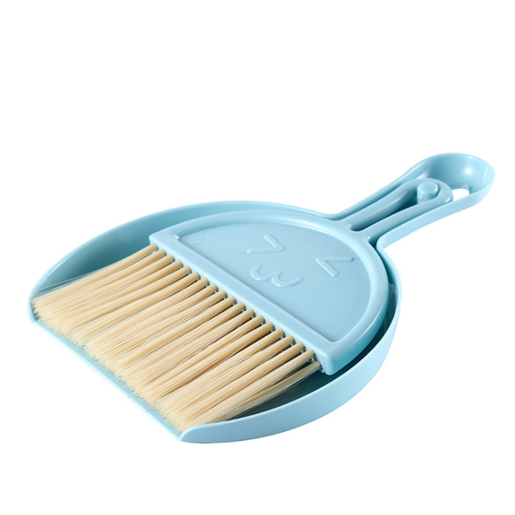 Small Broom Dustpan Set Household Set Desktop Children's Plastic Garbage Shovel Small Dustpan Mini Small Broom Broom Broom
