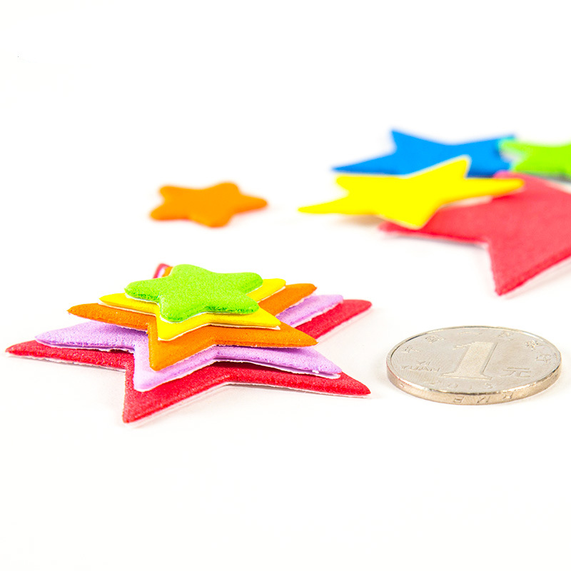EVA foam patch children's handmade DIY sponge paper letter patch small sticker sponge foam paper non-drying tape