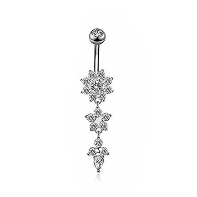 WISH AliExpress ebay Amazon explosions new fashion belly button nail medical steel belly button ring in stock