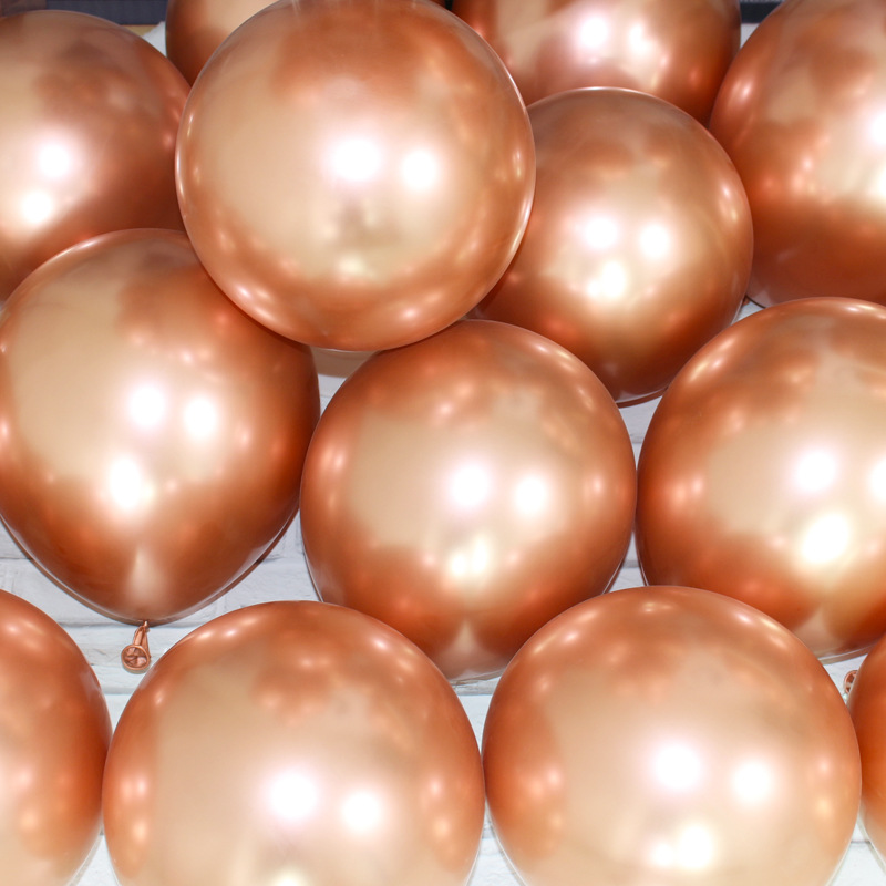 10 inch round metal balloon birthday party decoration supplies cross-border 1.8g g hot selling thick balloon wholesale