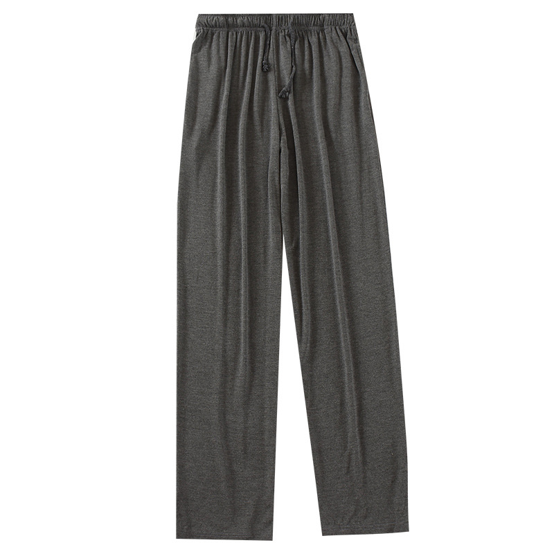 Spring Summer Autumn Men's Pajama Pants Modal Home Pants Trousers Thin Extra Large Size Loose Elastic Home Pants