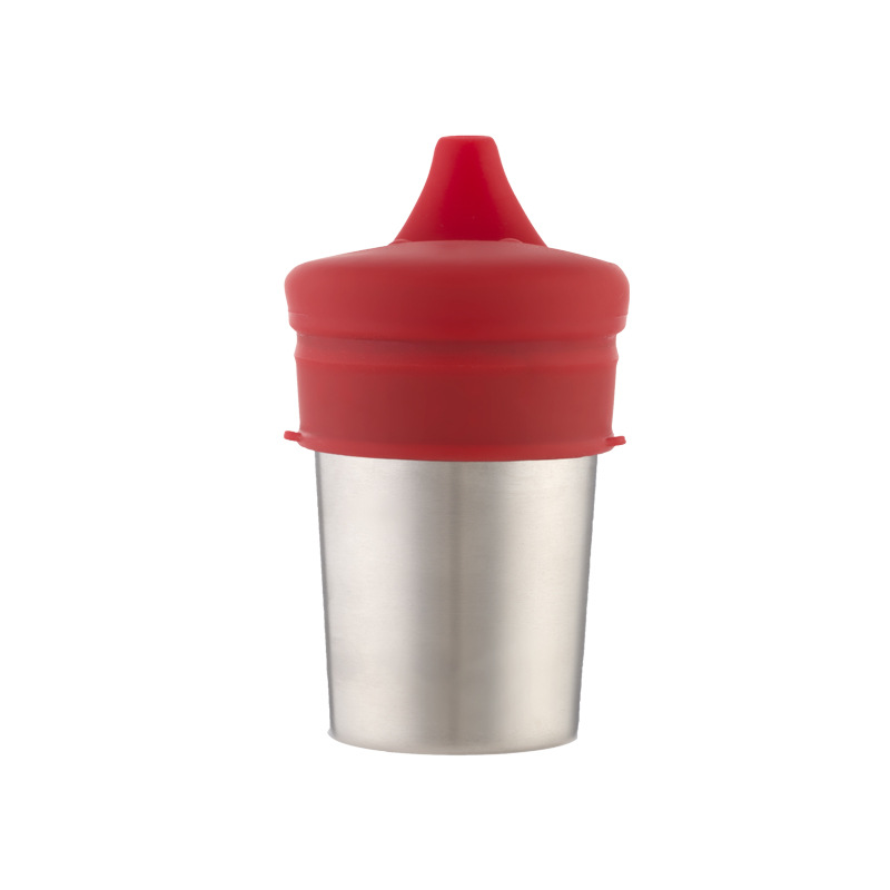 Cross-border silicone cup lid anti-spill anti-overflow elastic silicone duckbill drinking cup lid can be equipped with any caliber cup lid