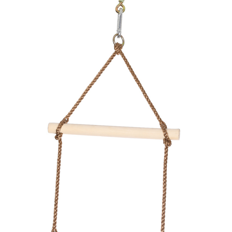 Red House Amazon children's indoor outdoor play rope ladder accessories wooden children's six-gear climbing ladder