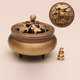 Lotus high-foot furnace + copper gourd + fireproof cotton 380g