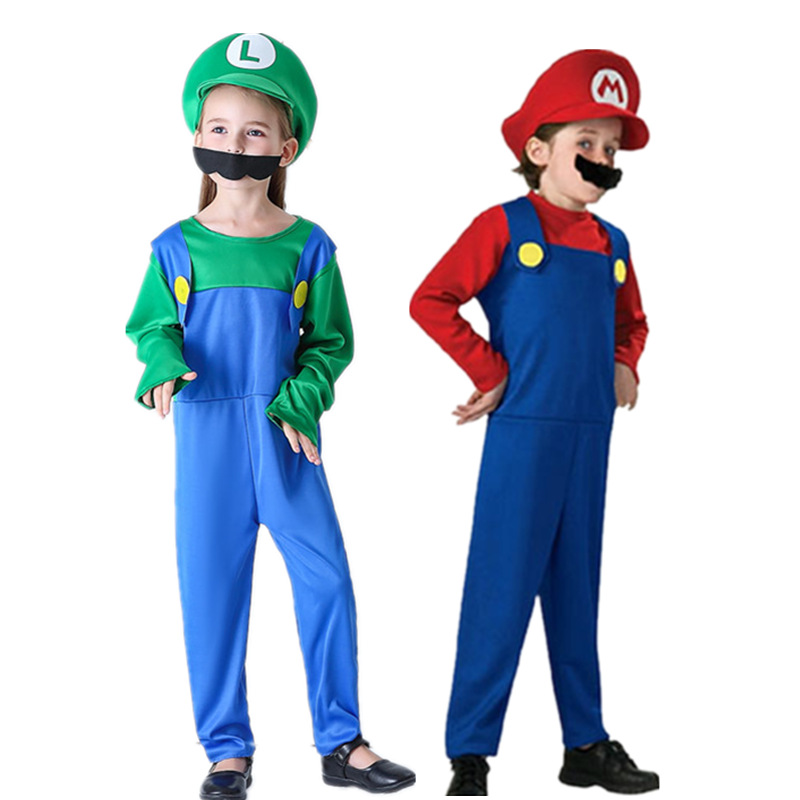 Halloween cosplay Costume Cirque Group Stage Costume Marion Plumber Strap Parent Costume