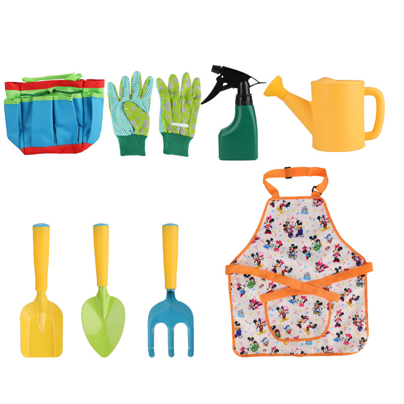 Outdoor Planting Gardening Cultivation Flowers and Plants Catch the Sea Fleshy Children's Vegetable Planting Shovel Sand Digging Household Garden Tools Set