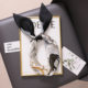 Korean style good texture new vintage sunscreen small silk scarf professional all-match small square scarf women's decorative scarf hair band