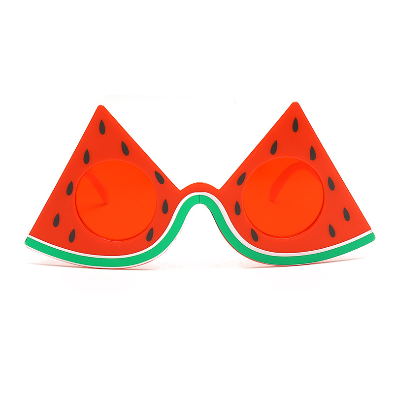 Hawaii pineapple glasses watermelon glasses strawberry fruit shape hibiscus flower birthday party supplies funny props