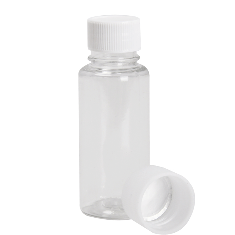 Spot 20 30 50 100ml transparent gold cap plastic bottle sample sub-bottled fine high medicine bottle sample bottle