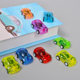 Transparent Huili car car educational children's toy car model micro-business offline cross-border small gifts wholesale