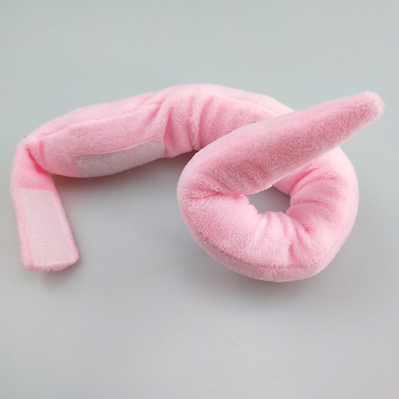 Halloween Cross-border Explosions Cute Pink Piglet Ears Nose Four-piece Headband Cartoon Plush Animal Headband
