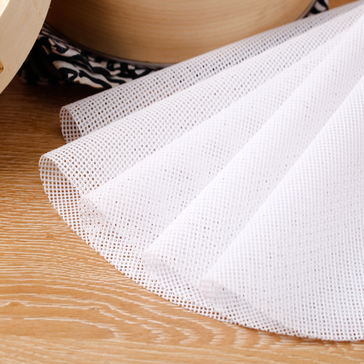 Wholesale steamer cloth silicone steamer pad commercial round buns drawer cloth silicone cage cloth steamer cloth