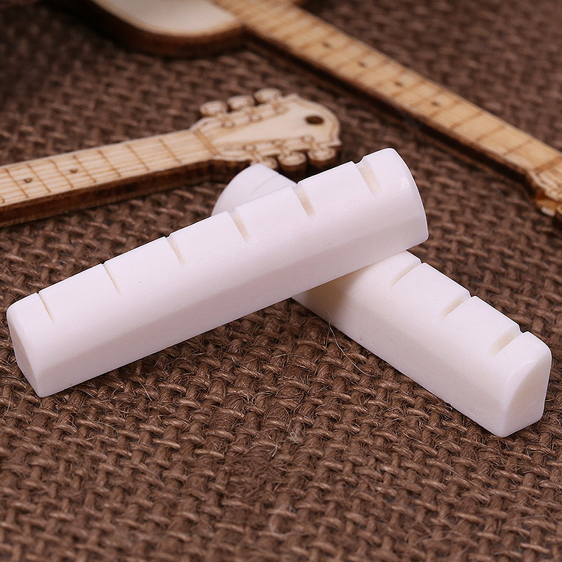Guitar String Pillow Folk Music Guitar Up and Down Bull Bone Pillow Bridge Bull Bone String Pillow Wood Guitar Universal Musical Instrument Accessories