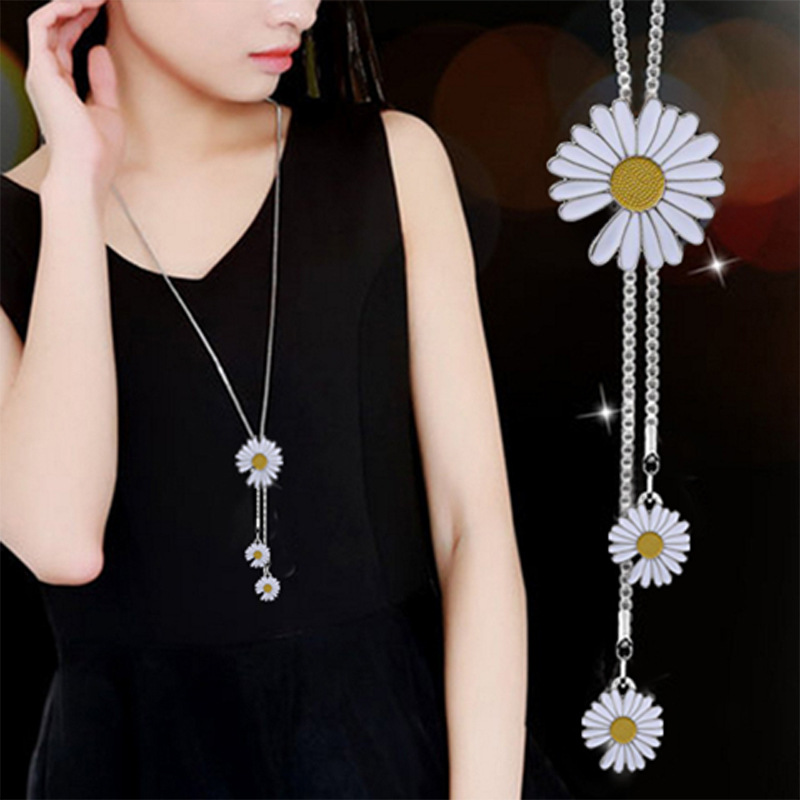 Korean style sweater chain necklace wholesale high-grade women's long autumn and winter fashion all-match tassel Jewelry pendant pendant