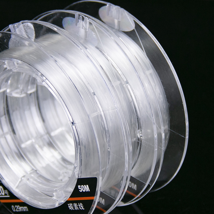 Factory direct genuine carbon line fishing line sub-front wire sea fishing line wear-resistant rock fishing line full carbon line wholesale