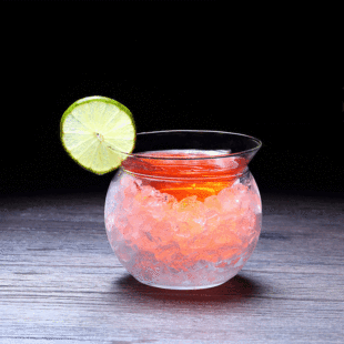 Martini Cup molecular cocktail cup triangle belt base iced cocktail Cup creative Cup round ball cocktail Cup