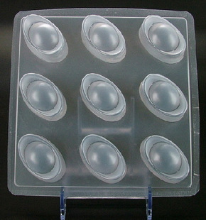Baking tools 9 big gold ingot jelly mold chocolate mold blister mold