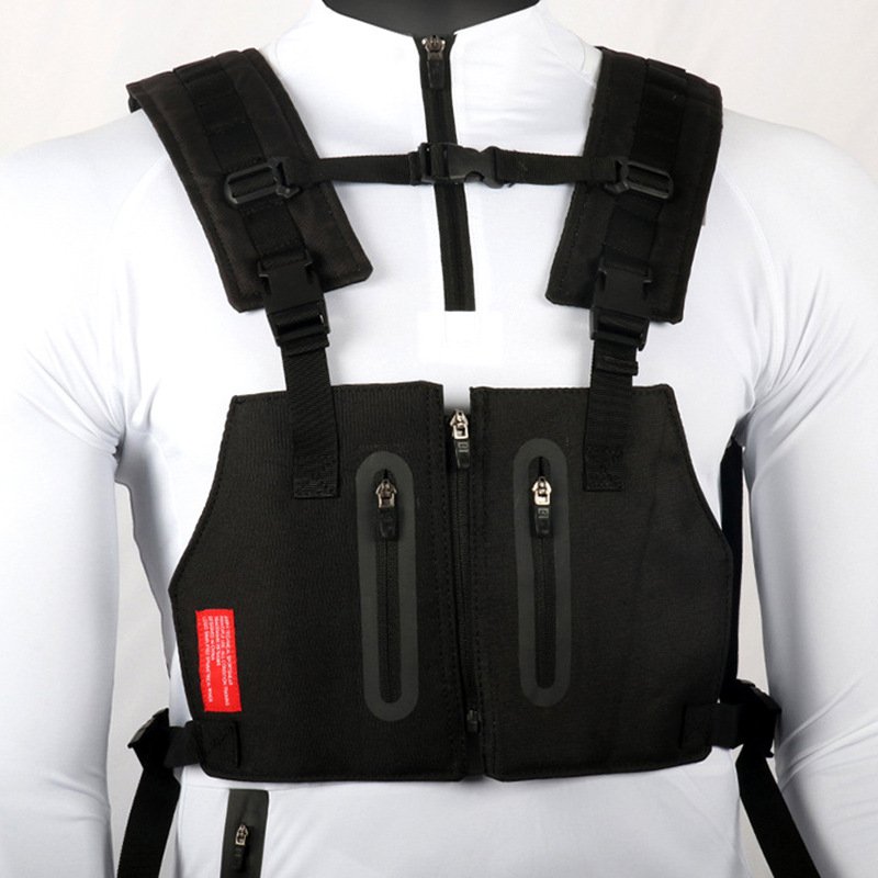 Cross-border Tactical Vest Men's and Women's Vest Multifunctional Nylon Wear-resistant Backpack Water Bag Outdoor Sports Training Clothing Wholesale
