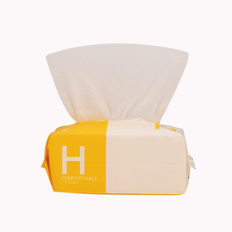 Factory wholesale beauty salon cleansing towel soft towel dry and wet dual-use thick face washing towel disposable face towel