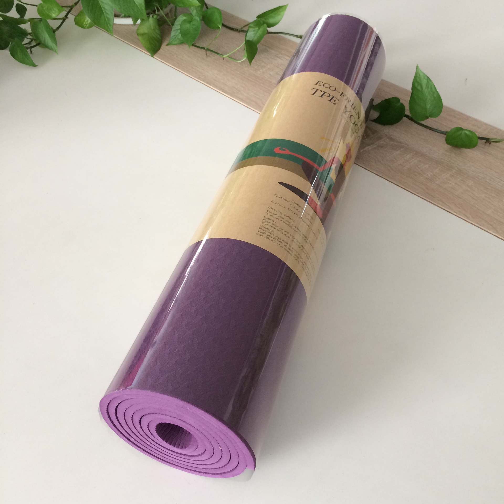 Beginners TPE yoga mat 6mm fitness mat flat support yoga mat factory wholesale yoga mat Dasheng rubber
