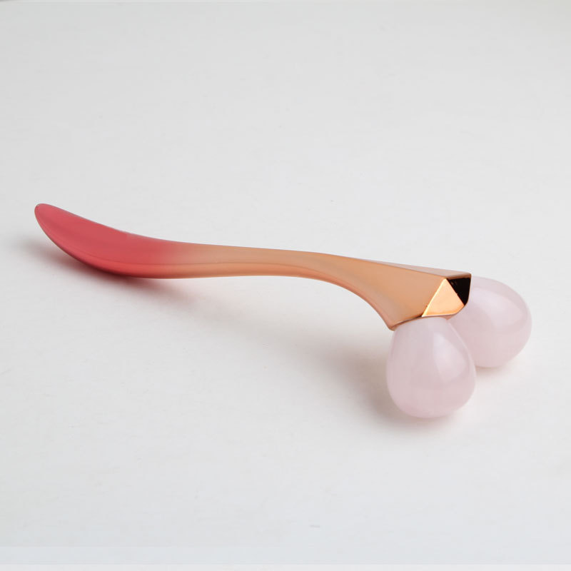 Jade massage beauty instrument Jade Roller massage instrument Litching and tightening shaping instrument Roller massage instrument Introduction instrument