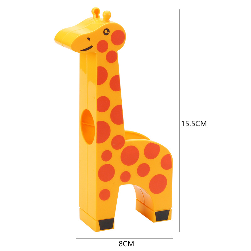 Yidong Compatible with Pele Large Particle Building Blocks Slide Ball Building Blocks Elephant Giraffe Crocodile Head Rainbow Ring Accessories