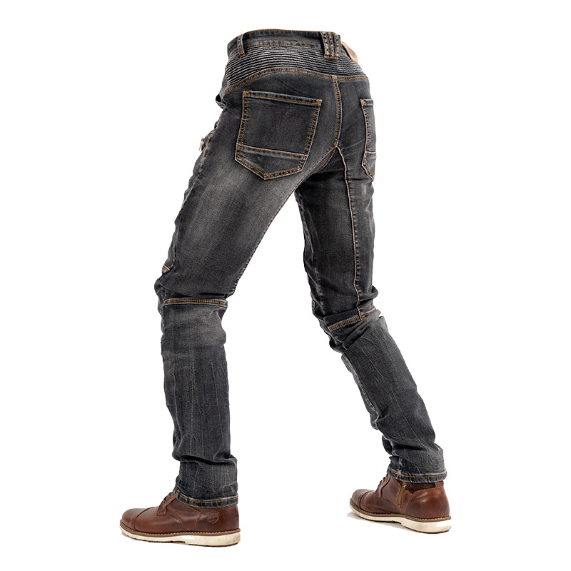 New MOTO PANTS Kevlar Motorcycle Jeans Men's High Elastic Motorcycle Riding Knight PANTS Racing PANTS