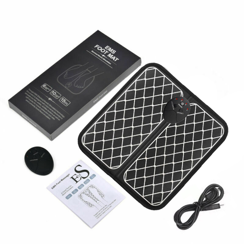 Intelligent EMS foot massage machine massage mat foot pad pulse micro-current foot bottom meridian physiotherapy massage instrument leg beauty device
