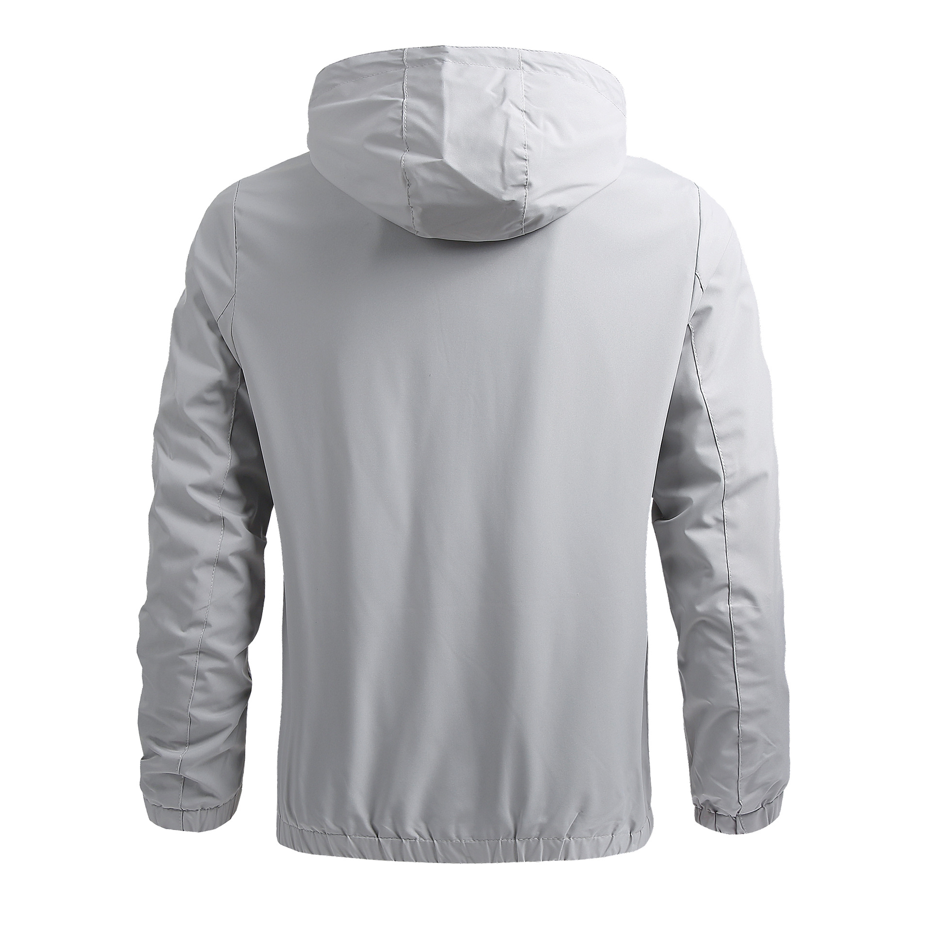 Large Size Jacket Solid Color New Spring Korean Style Men's Outer Wear Regular Long Sleeve Youth Popular Hooded Lapel Jacket