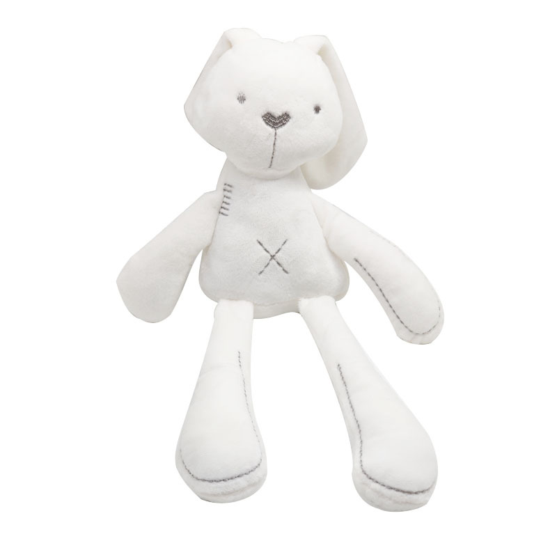 Baby soothing rabbit toy sleep soothing plush newborn rabbit doll cute creative big doll gift