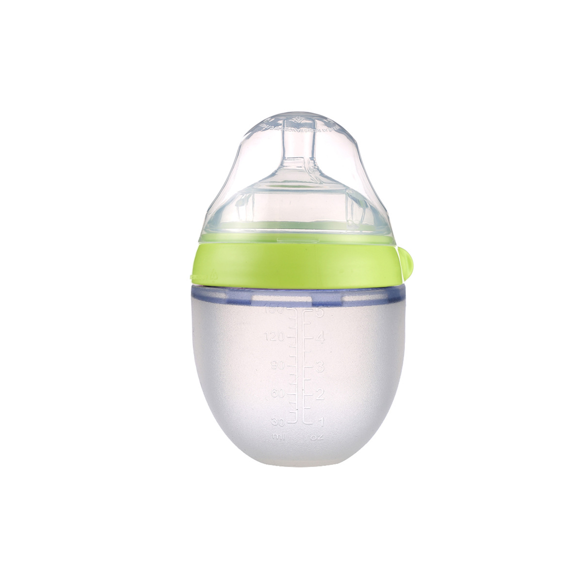 Source manufacturers cross-border American standard baby bottle ultra-wide caliber silicone bottle anti-flatulence anti-fall baby bottle