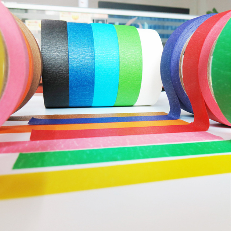 Color masking tape, no residual glue, no marks, wall decoration, sewing paper, spray paint, masking, art hand tear diy