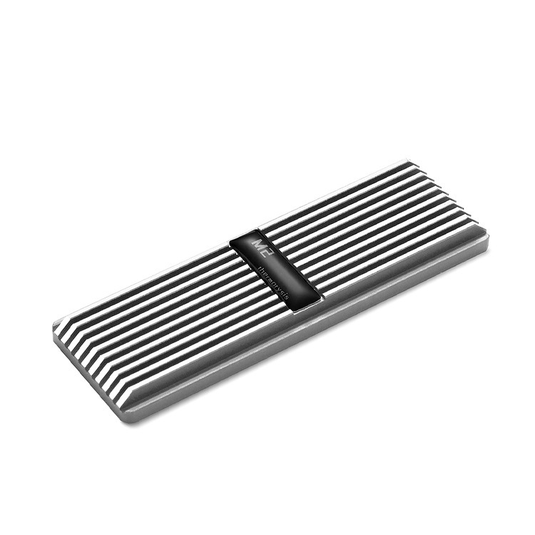 Three-color ultra-thin M.2 solid state hard disk heat sink M2 thermal conduction sheet SSD all aluminum nvme heat sink vest 2280