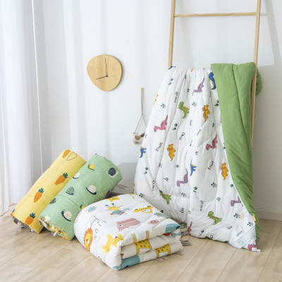 Wholesale Children's Quilt Washable Cotton Air Conditioning Summer Quilt Kindergarten Nap Quilt Winter Quilt Core Student Spring and Autumn Thin Quilt