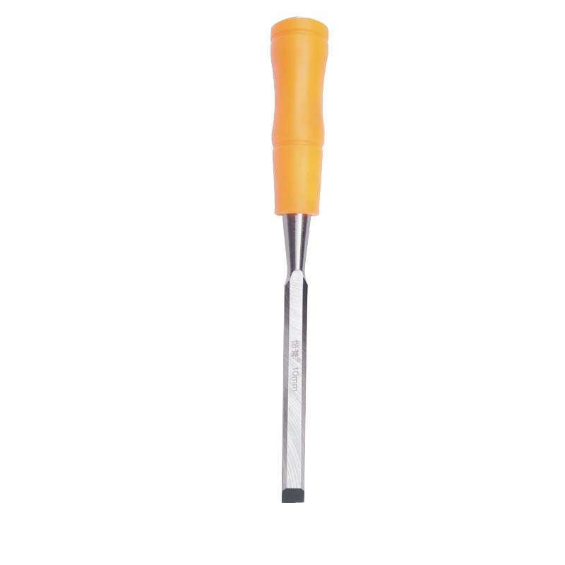 Factory piercing orange handle flat chisel 6-38MM woodworking chisel flat chisel wooden chisel flat shovel chisel blade wholesale
