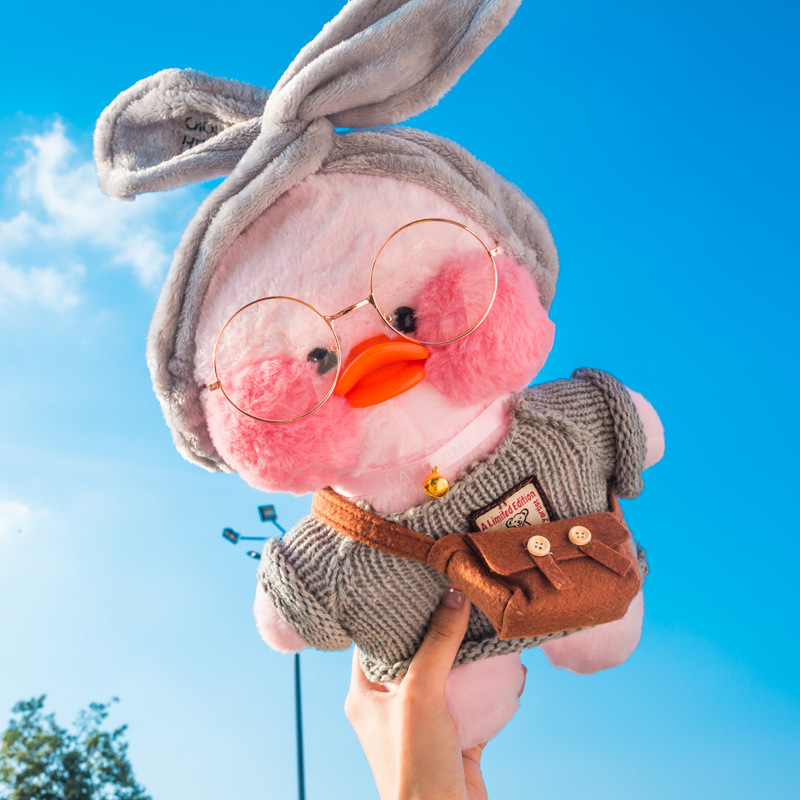 Hyaluronic Acid Duck Internet Red Duck lalafanfan cafe mimi ins Yellow Duck Plush Toy Doll