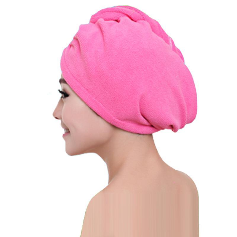 Cross-border spot factory direct thick microfiber dry hair cap absorbent bath cap dry hair towel