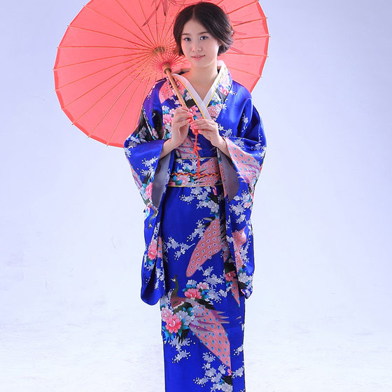 Japanese Women's Traditional Kimono Dress cosplay Photography Animation Performance Stage Performance Clothing Japanese Yukata