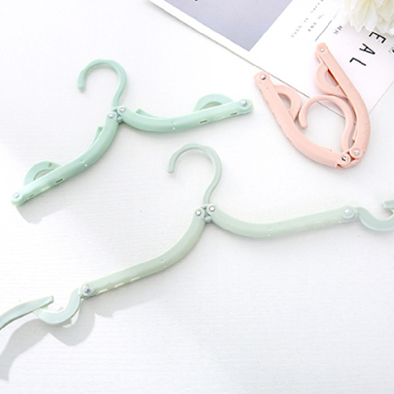 Multi-functional Magic Travel Folding Clothes Hanger Portable Retractable Travel Travel Home Clothes Hanger Small Support Drying