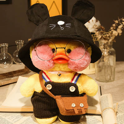 Hyaluronic acid duck online celebrity duck lalafanfan cafe mimi ins little yellow duck plush toy doll