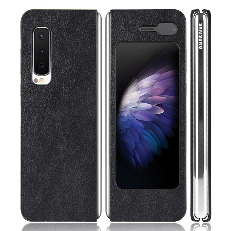 For Samsung W20 Mobile Phone Case Folding Folding Protective Case Litchi Pattern Leather Pattern Mobile Phone Case W20205 G Hard Case