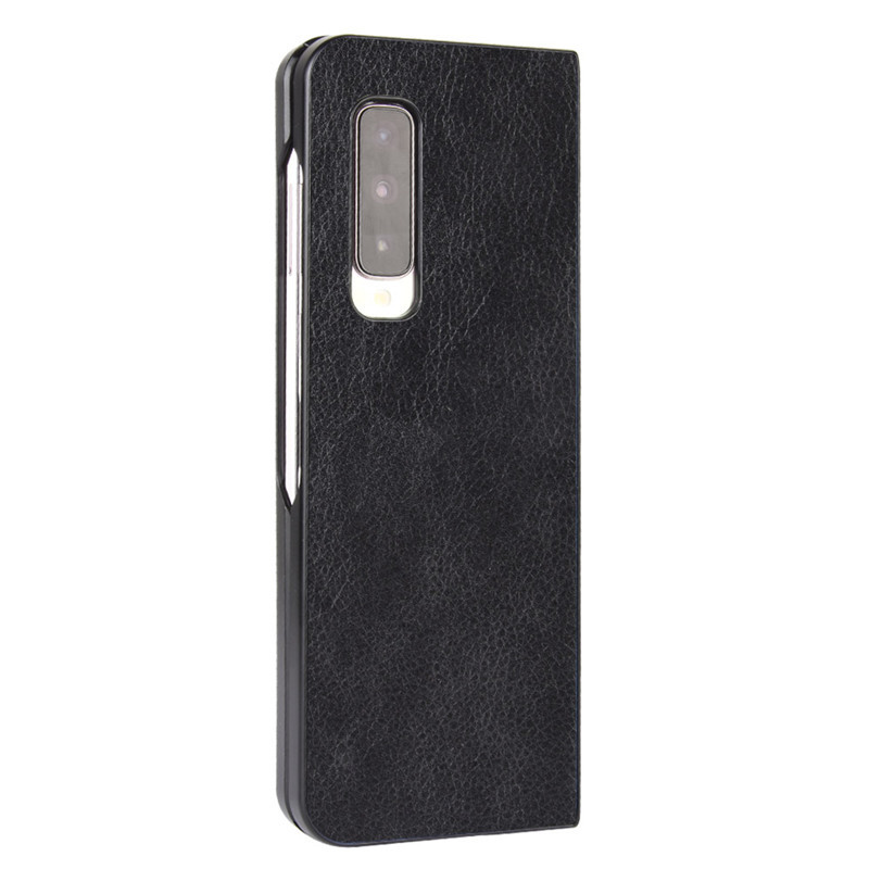 For Samsung W20 Mobile Phone Case Folding Folding Protective Case Litchi Pattern Leather Pattern Mobile Phone Case W20205 G Hard Case
