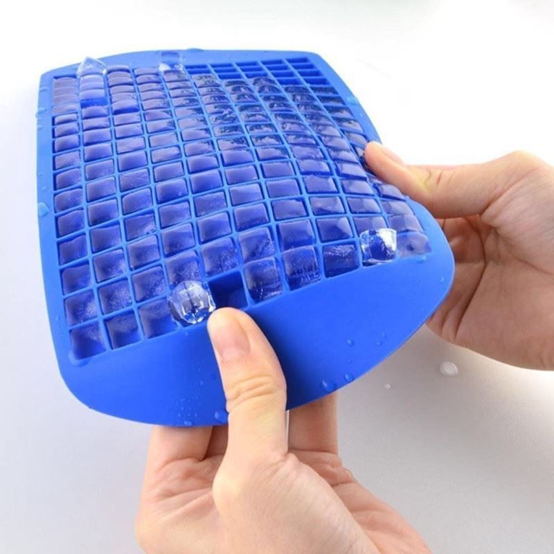 Direct selling food grade 160 ice cube silicone ice cube household easy-to-clean ice maker food grade material