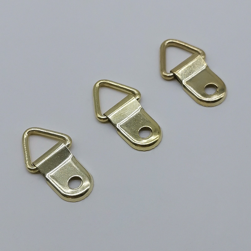763 Triangle Golden Semicircle Ring Hanging Cross Stitch Hook Hook Photo Frame Accessories Triangle Hanging
