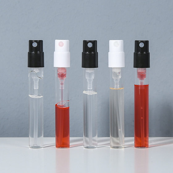 1ml 1.5ml 2ml bayonet perfume bottle spray bottle small sample bottle glass bottle empty bottle press bottle