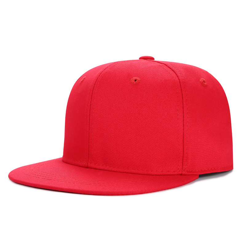 Small batch European and American hip-hop flat hat custom logo embroidery wholesale summer travel sunshade street dance hat custom-made men