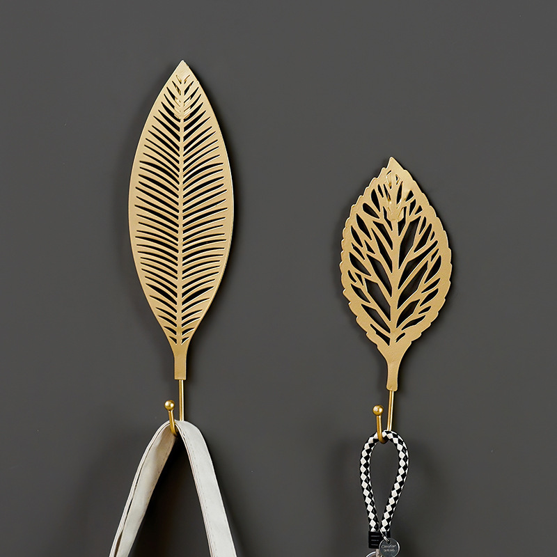 Nordic-style Punch-free Decorative Coat Hook Iron Light Luxury Clothing Store Fitting Room Homestay Hotel Hallway Single Hook