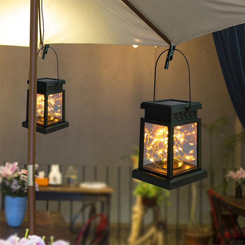 Solar Star Small Palace Lights Outdoor Waterproof Courtyard Hanging Lights Wall Lights Balcony Decorative Landscape Lights